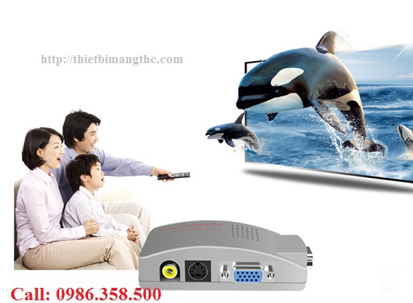 Bộ chuyển đổi tín hiệu VGA sang AV/SVIDEO